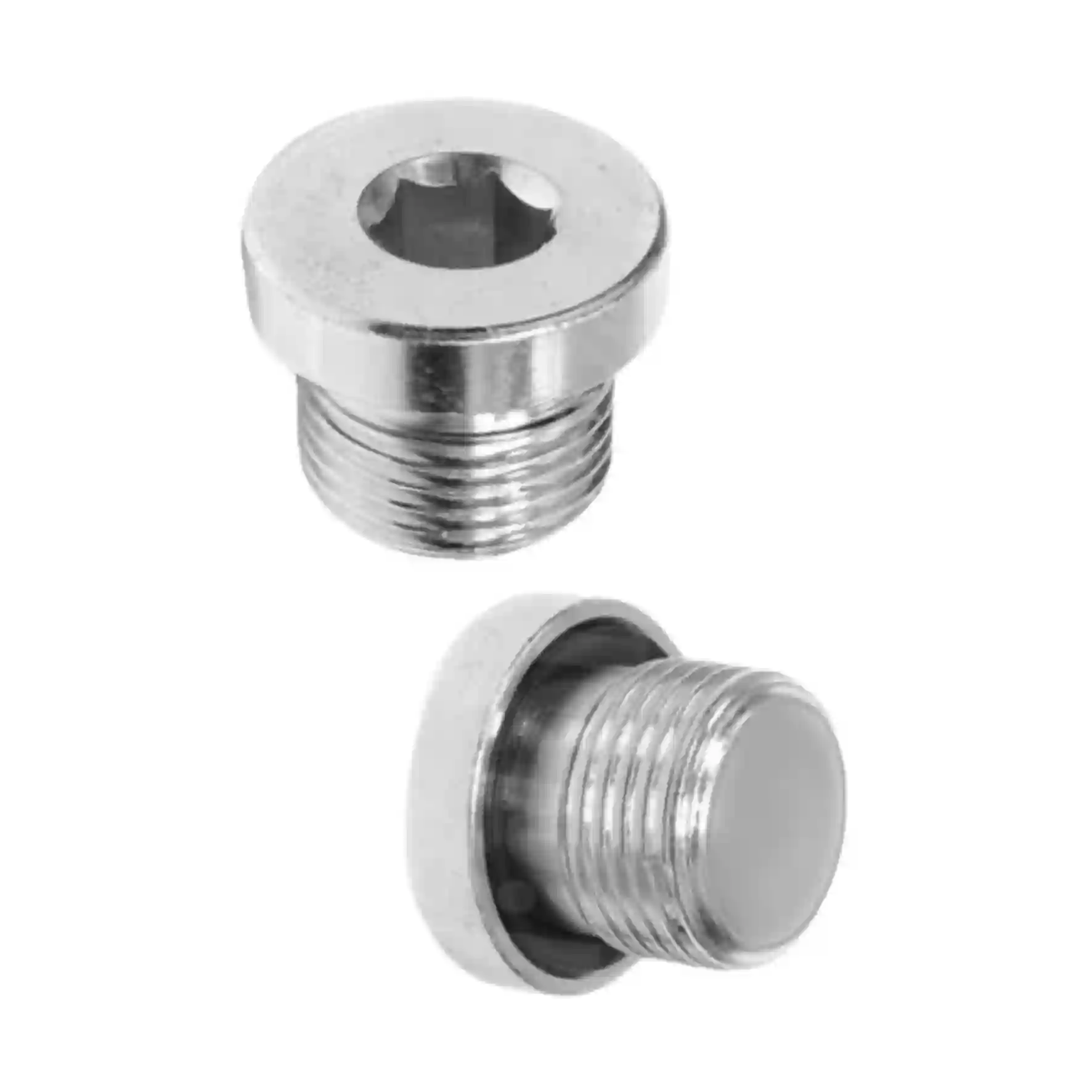 RR5-TAPPO MASCHIO o'ring - ESAGONO OTTONE / INOX